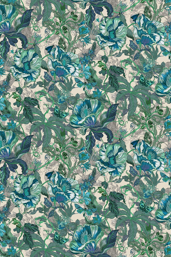 Papaver Actias | Timorous Beasties Wallcovering