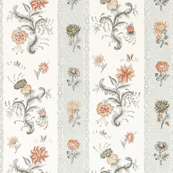 Papaver Stripe Tuscan Pink/Nimbus Wallcovering | Zoffany