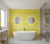 Paper Pleated | Phillipe Romano - bathroom room setting