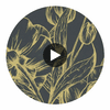 Paradise Vinyl | Hollywood Wallcoverings Circular Swatch | Hollywood Wallcoverings