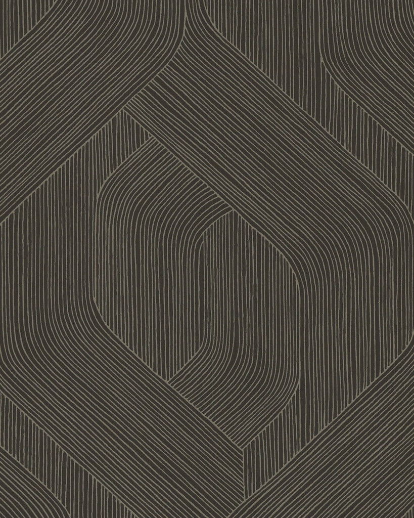 Paris Impulse Ebony Wallcovering | Phillipe Romano
