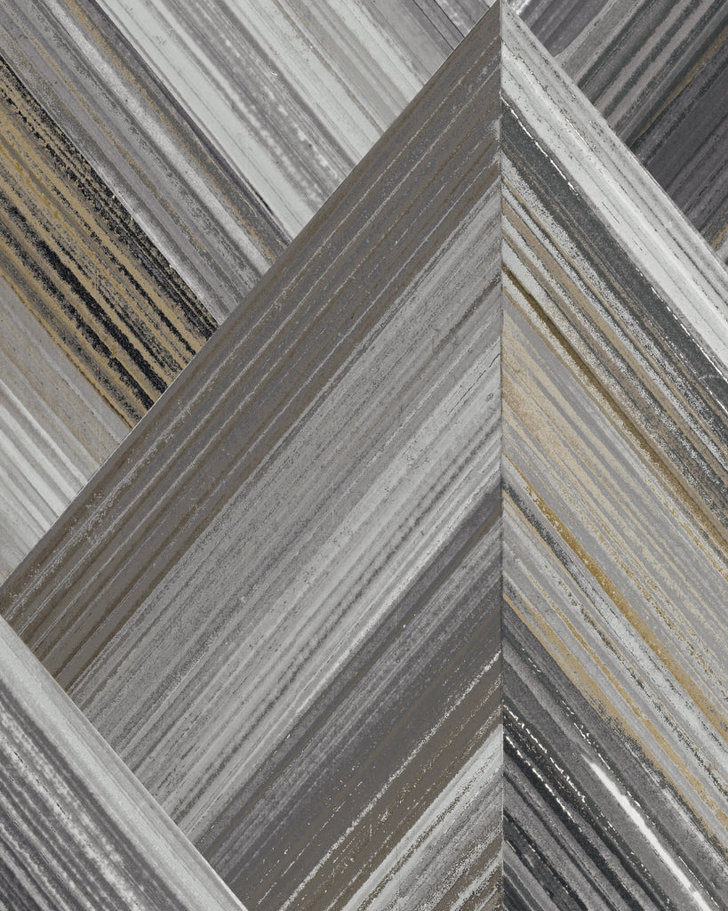 Paris Mindful Ebony Wallcovering | Phillipe Romano