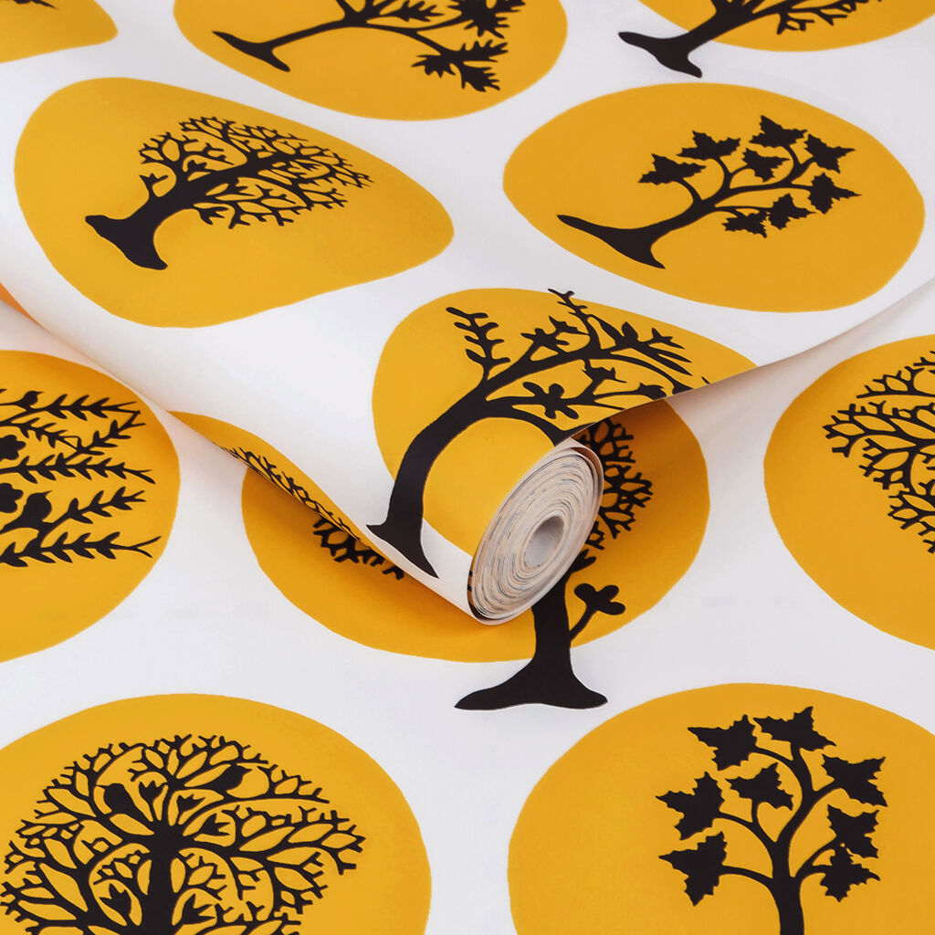 Party Land Mustard Wallpaper - Image 2