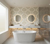Parvani Linen | Baker Lifestyle - bathroom room setting