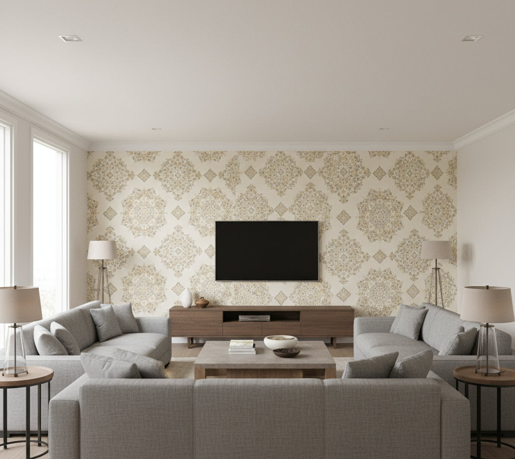 Parvani Linen | Baker Lifestyle - living room room setting