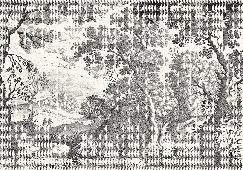 Patch Landscape Black