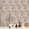 Whispering Petals - Sepia Tint wallpaper