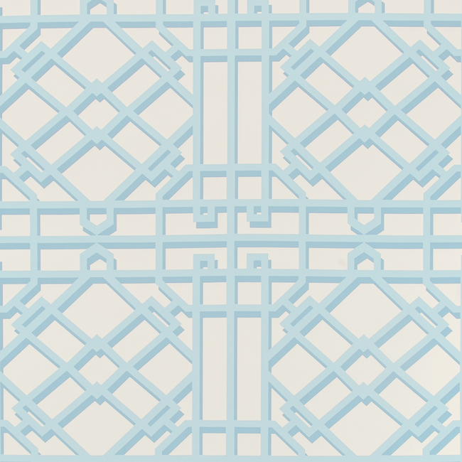Pavilion Trellis - Aqua - Image 2