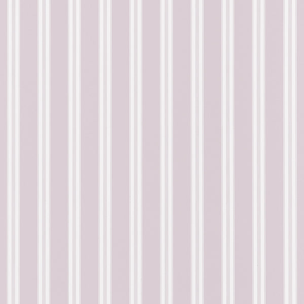 Payton Stripe - Lavender | Wallcovering | Thibaut