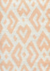 Peach on Oyster Linen Sheer