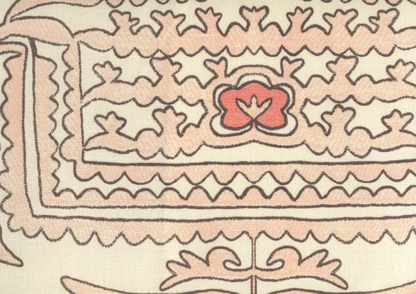 Peach Pink Brown on Tint Wallcoverings | Home Couture