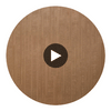 Pearl Bay Vertical Faux Durable | Hollywood Wallcoverings Circular Swatch | Hollywood Wallcoverings