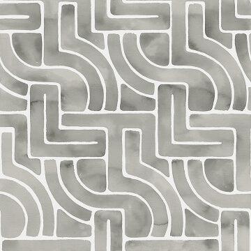 Peel and Stick Wallcovering Grey Blythe | Jeffrey Stevens - Image 3
