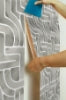 Peel and Stick Wallcovering Grey Blythe | Jeffrey Stevens - Image 8
