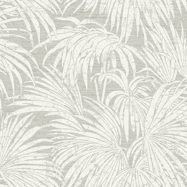 Peel and Stick Cassava Palm Neutral Wallcovering | Jeffrey Stevens - Image 1