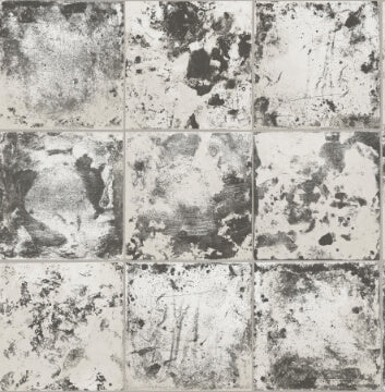 Peel and Stick Charcoal Metal Sheet Wallcovering | Jeffrey Stevens - Image 2