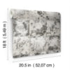 Peel and Stick Charcoal Metal Sheet Wallcovering | Jeffrey Stevens - Image 5