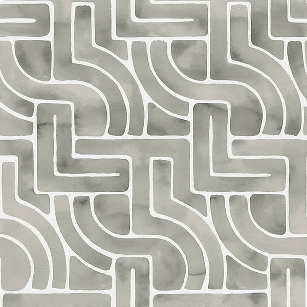 Peel and Stick Wallcovering Grey Blythe | Jeffrey Stevens