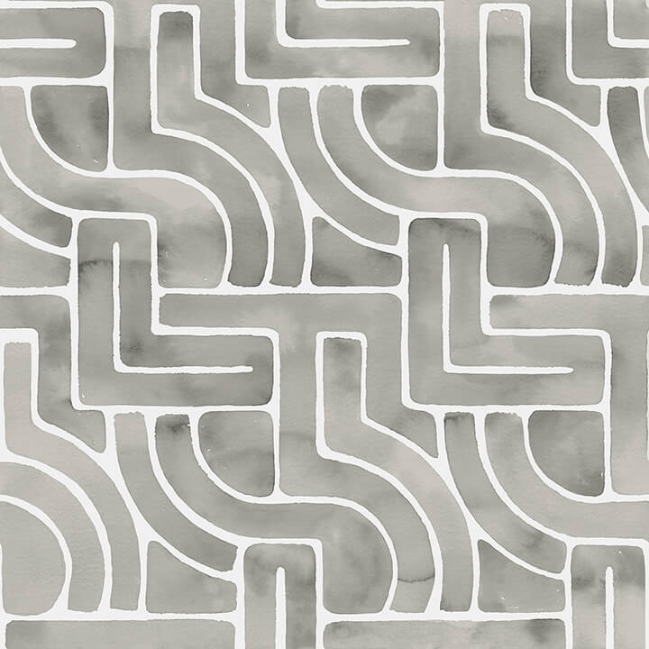 Peel and Stick Wallcovering Grey Blythe | Jeffrey Stevens - Image 1