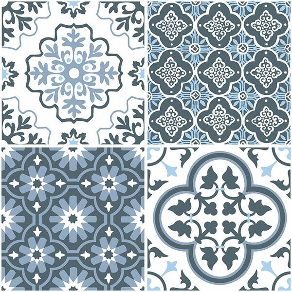 Peel & Stick Floor Tiles (The title is already in English — "Myriad" is the product/pattern name.) | Jeffrey Stevens Wallcovering