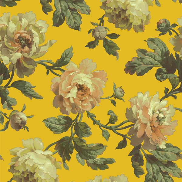 Peoneden Ochre, Sample Wallcoverings | House of Hackney
