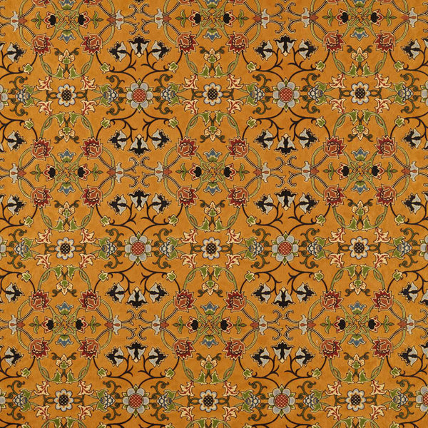 Persian Scroll Embroidery Ochre | Morris & Co.