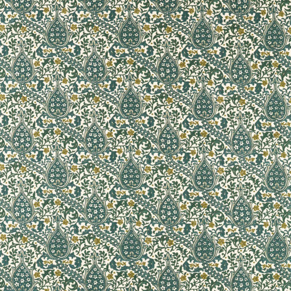 Persian Tulip Embroidery Evergreen | Morris & Co.
