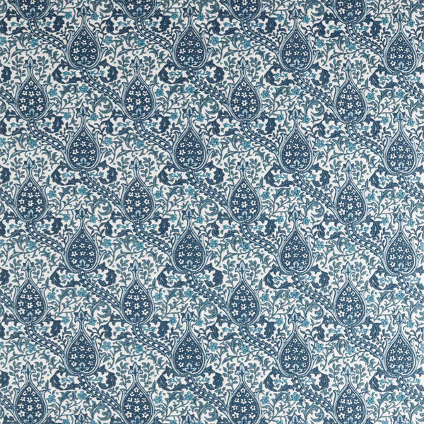 Persian Tulip Embroidery Indigo | Morris & Co.