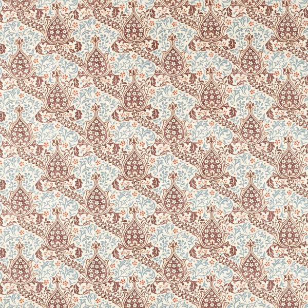Persian Tulip Umber/Mineral Blue | Morris & Co.