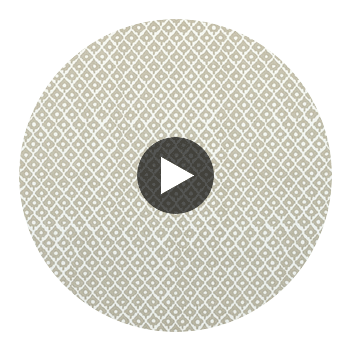 Petit Arbre Fabrics (af9633) – Flax on White | Thibaut Circular Swatch | Thibaut