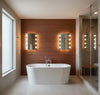 Philipana Grasscloth | Phillipe Romano - bathroom room setting