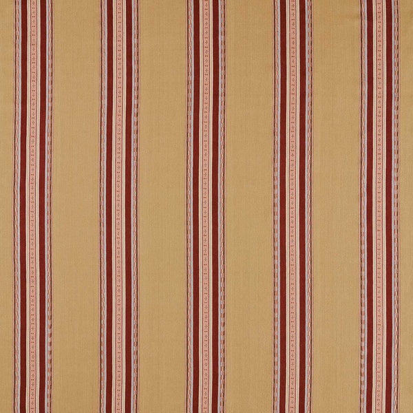 Pimlico Stripe Ochre/Crimson | Morris & Co.