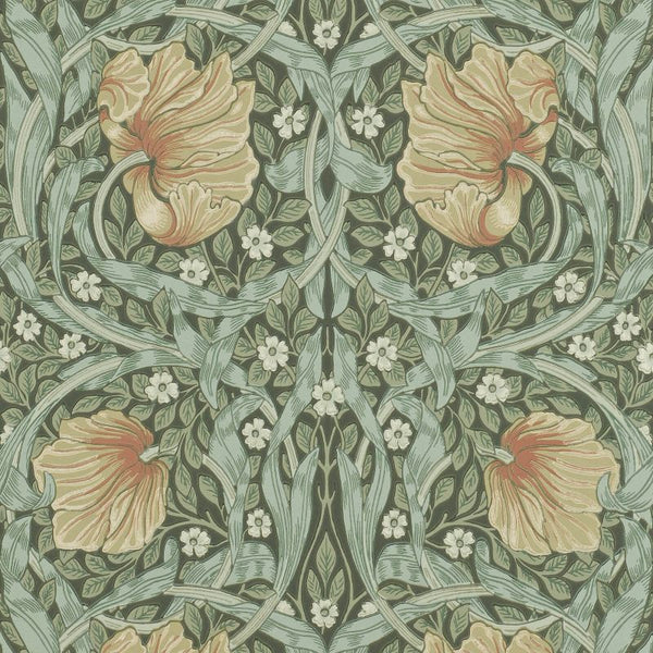 Pimpernel Wallpaper Manilla Bayleaf | William Morris