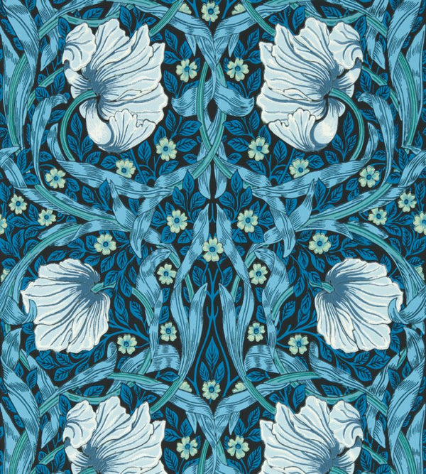 Pimpernel Opal Midnight Wallcovering | William Morris