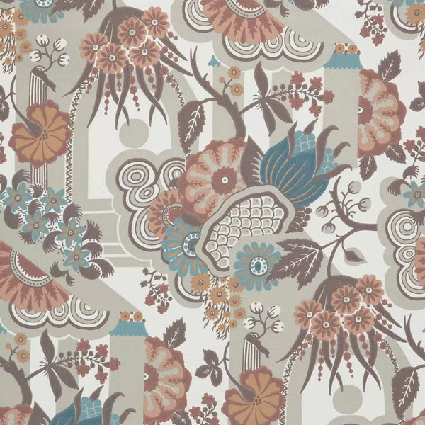 V&a - Pineapple Garden - Apricot Wallcovering | 1838 Wallcoverings