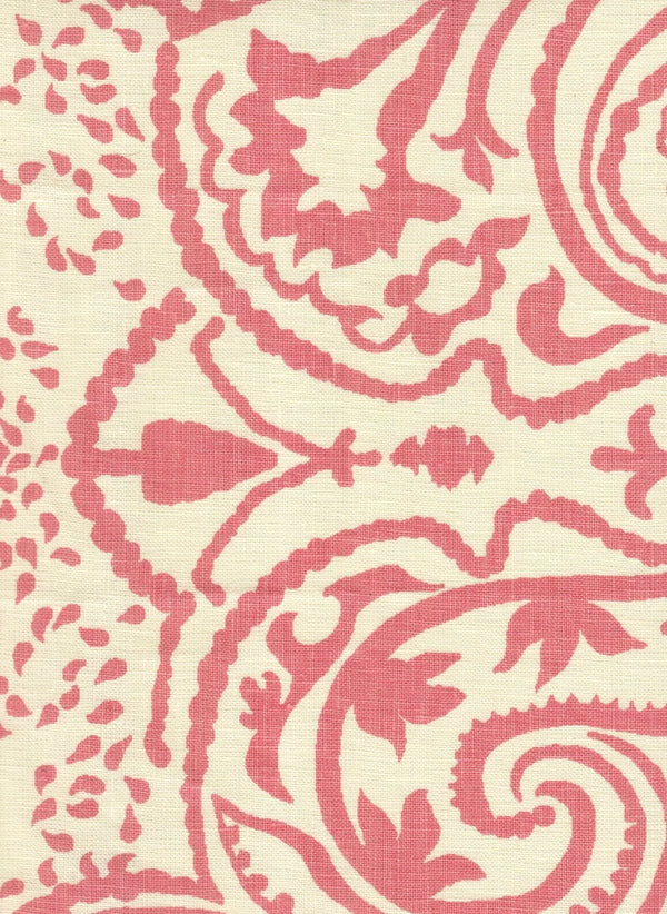 Pink on Cream Wallcoverings | Home Couture