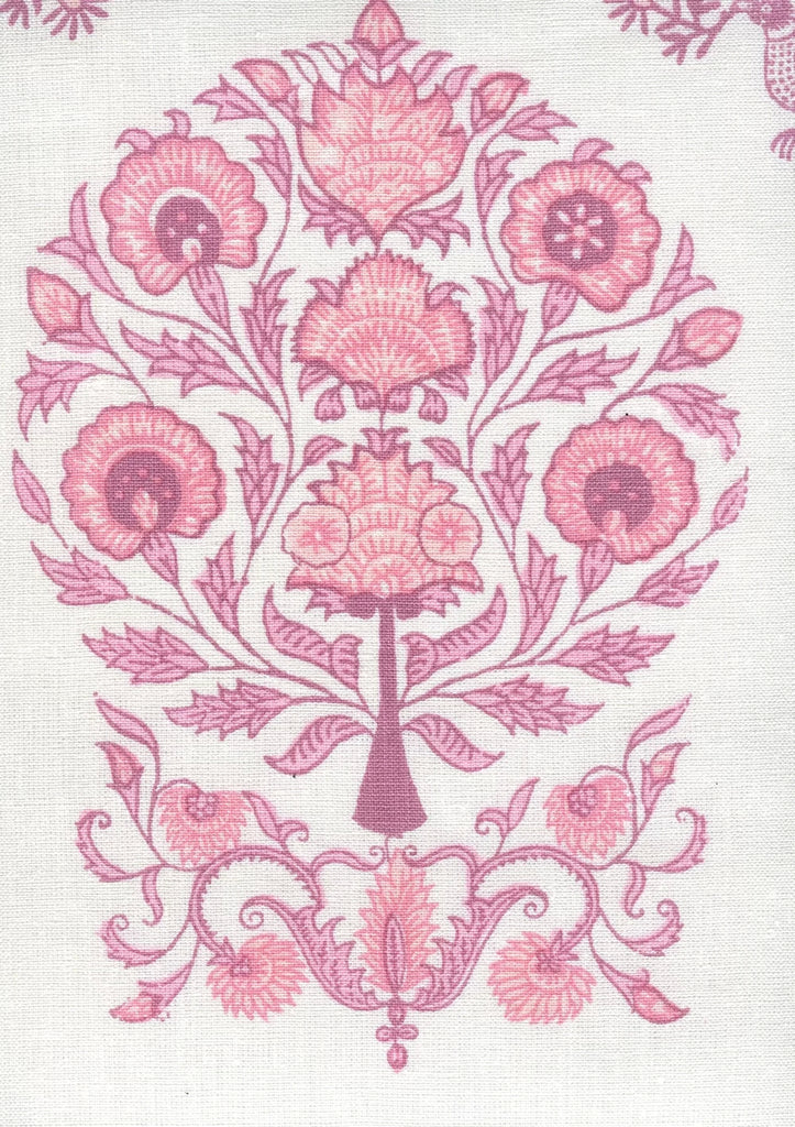 Pinks on White Linen