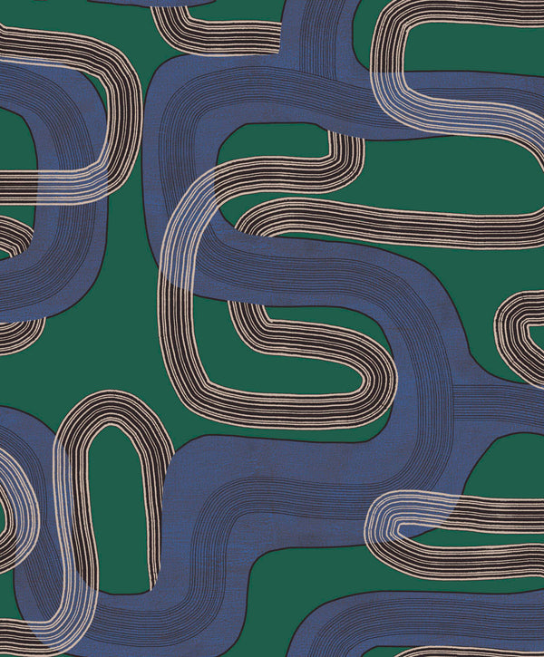Pipelines Park Wallcovering | Tres Tintas