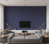 Placido Pleated Grasscloth | Phillipe Romano - living room room setting