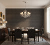 Placido Pleated Grasscloth | Phillipe Romano - dining room room setting