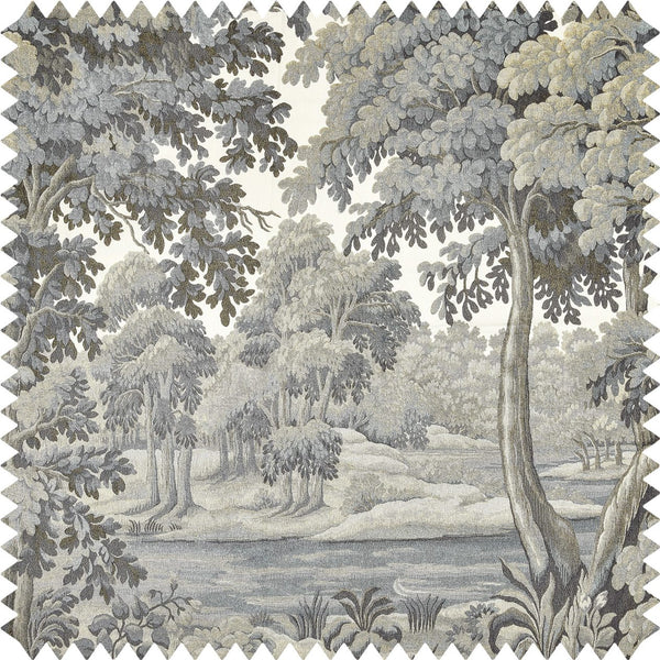Plantasia Cotton Linen Sage, Yard Wallcoverings | Newwall