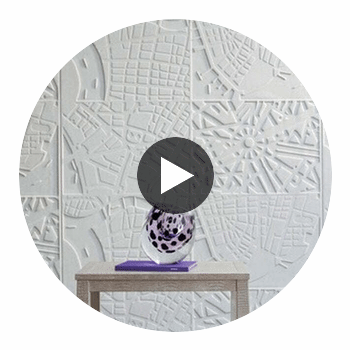 Pleated Geometry by Philipe Romano Circular Swatch | DW