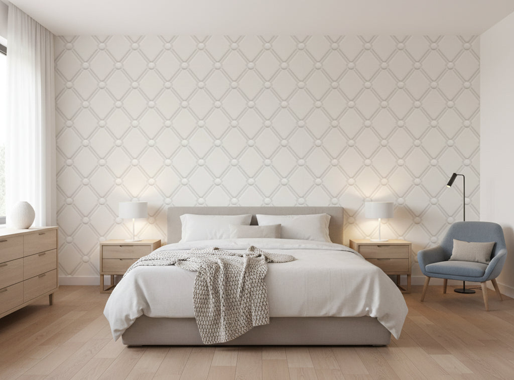 Pleated Harlequin by Philipe Romano - bedroom room setting