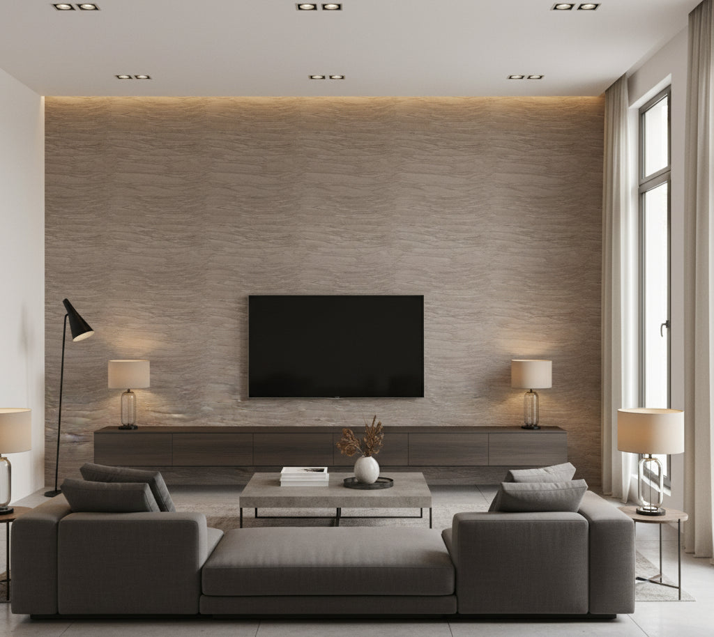 Pleats | Phillipe Romano - living room room setting