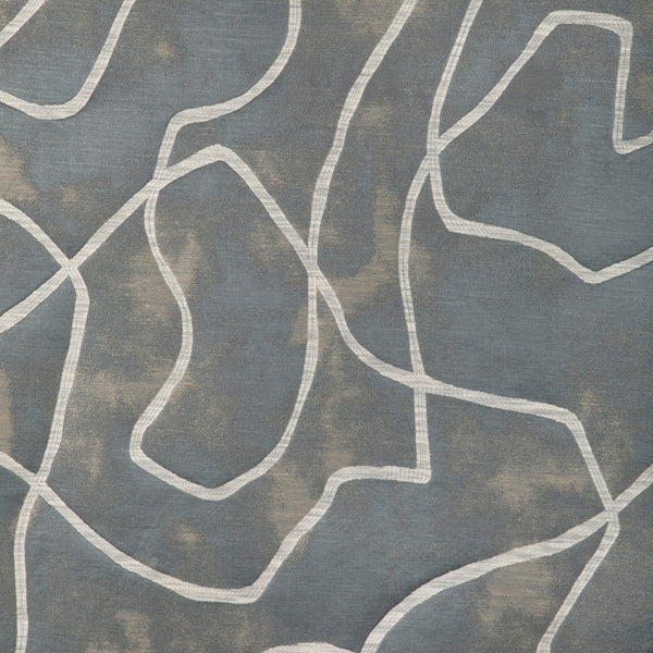Poetic Motion, Steel Blue Wallcoverings | Kravet