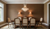 Pohaka Multi Color Grasscloth | Phillipe Romano - dining room room setting