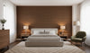 Pohaka Multi Color Grasscloth | Phillipe Romano - bedroom room setting