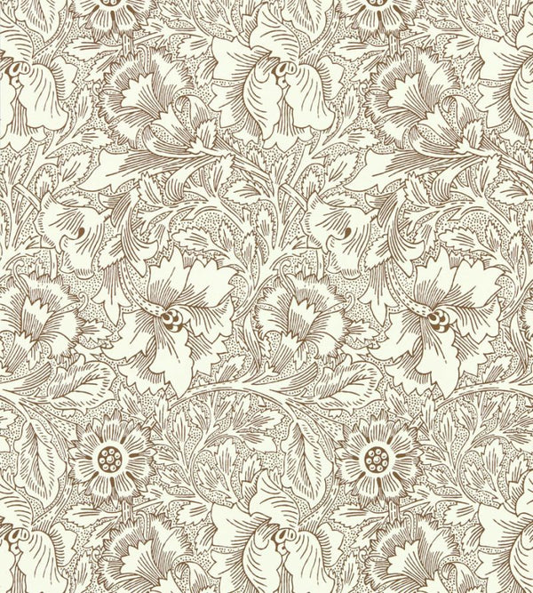 Poppy Cream Wallcovering | William Morris