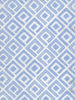 Powder Blue on White Linen