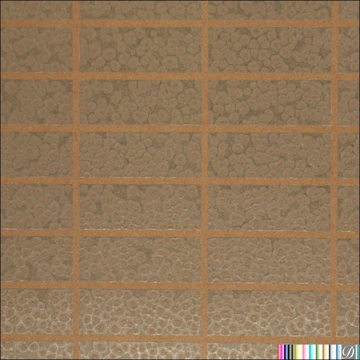 Panino's Patina Squares | Hollywood Wallcoverings